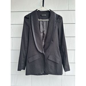 Moussy Black Tuxedo Blazer Light Crepe Material Size XS‎